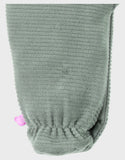 Noukie's pyjama bébé en velours vert avec broderie éléphant Z2583132