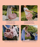 Doomoo sac à langer Fluffy pink FY03