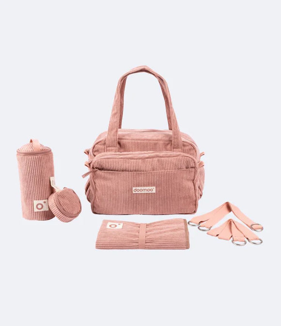 Doomoo sac à langer Fluffy pink FY03