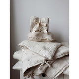 Babyshower set 3 draps tétra en gaze de coton 65x65cm cherries P3SWCHY