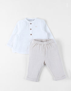 Noukie's ensemble chemise et pantalon mousseline de coton Z2506371