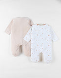 Noukie's set de 2 pyjamas bébé velours Funny Dino Z253172