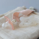 Difrax sucette en silicone 0-6m blossom/white (lot de 2) 4349163