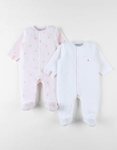 Noukie's pyjama bébé velours smart bunny (lot de 2) Z2485371