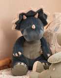 Noukie's peluche medium Tiga, Stegi & Ops, Ops en veloudoux bleu N2111.40
