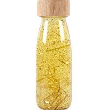 Petit Boum bouteille sensorielle flotteur doré PBFGOLD