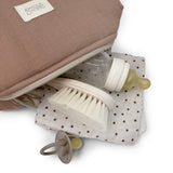 Babyshower trousse toilette camila caramel glacé nececrg