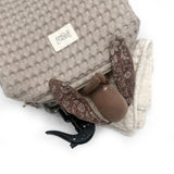 Babyshower trousse toilette camila gofre latte NECEGLT