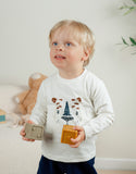 Noukie's t-shirt manches longues brodé en coton Z2552011