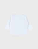 Noukie's t-shirt manches longues brodé en coton Z2552011