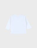 Noukie's t-shirt en coton blanc avec imprimé mammouth Z2558011
