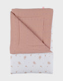 Noukie's couverture bébé 75x100cm Fleurs d'Antan gaze de coton  BB2640.42