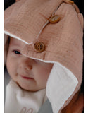 Noukie's chancelière gaze de coton rose BB2640.07