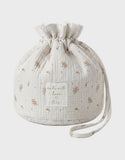 Noukie's panier de rangement nomade coton bio Fleurs d'Antan BB2640.61