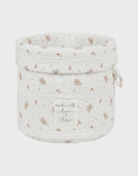 Noukie's panier de rangement nomade coton bio Fleurs d'Antan BB2640.61