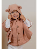 Noukie's poncho en gaze de coton 6-18mois rose BB2640.361