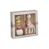 Sophie la girafe coffret naissance prêt à offrir + maracas VU000009