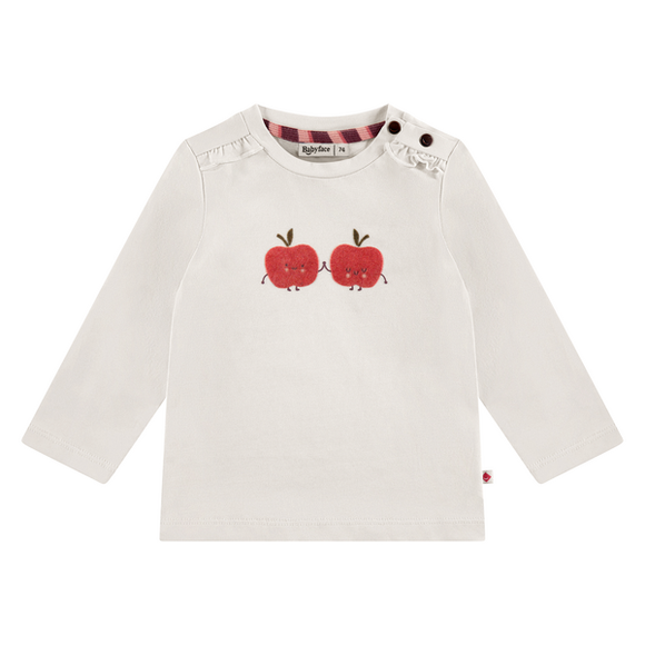 Babyface t-shirt fille manches longues crème BBE24428604