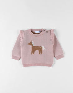 Noukie's pull en tricot wild horses rose Z2455001