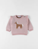 Noukie's pull en tricot wild horses rose Z2455001