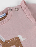 Noukie's pull en tricot wild horses rose Z2455001