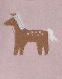 Noukie's pull en tricot wild horses rose Z2455001