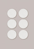 Carriwell 6 Coussinets d'allaitement coton blanc 125
