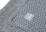 Jollein Couverture Berceau 75x100cm Basic Knit - Storm Grey/Fleece 517-511-65220