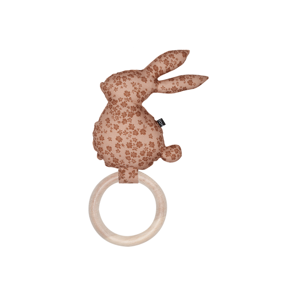 House of Jamie anneau de dentition Lapin Terra Blush Fleur