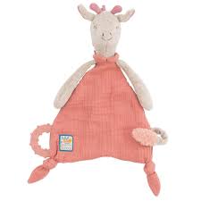 Moulin Roty Doudou attache-tétine girafe Sous mon baobab 669017