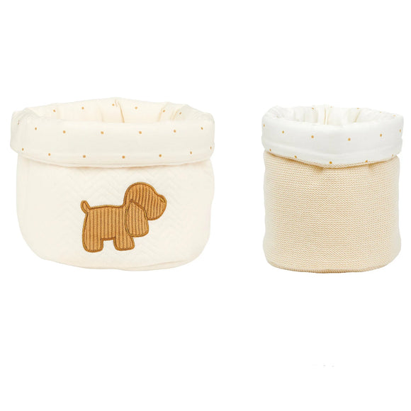 Nattoou set de 2 paniers de rangement Charlie 388313