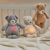 Nattou veilleuse peluche ours Sleepy brun clair 876575