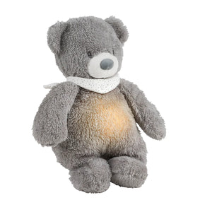 Nattou veilleuse peluche ours sleepy grey 876629