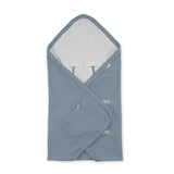 Bemini BISIDE 0-12m bleu jeans waffle bio + jersey 392WAFLE66JP