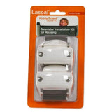 Lascal kit d'installation blanc pour barrière 125620