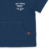 Feetje T-shirt - No Waves, No Fun Indigo 51700664