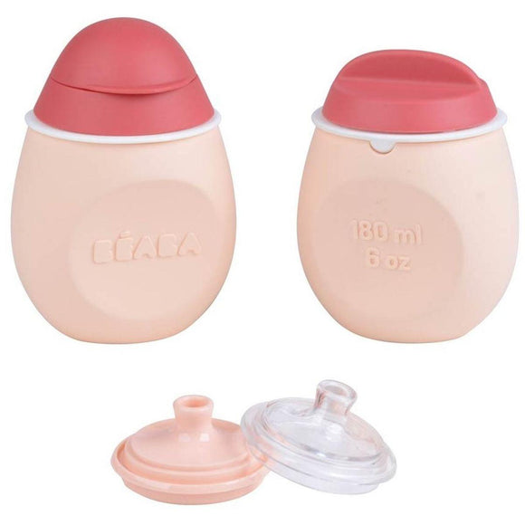 Béaba Set BabySqueez 2 en 1 & Squeez Portion 180 ml rose 912625