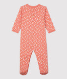 Petit Bateau pyjama bébé fleuri en coton biologique rose PAPAYE/ MARSHMALLOW A03QF01