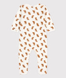 Petit Bateau Pyjama bébé en velours Hiboux A056V