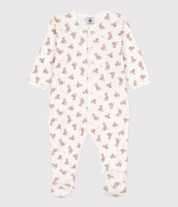 Petit Bateau pyjama bébé en coton imprimé tigre A07GT01000