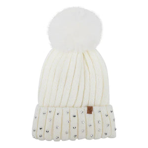 Baby Dutch Bonnet d'hiver Glitter Vanille