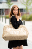 Childhome sac à langer Mommy Bag matelassé beige CWMBBPBE