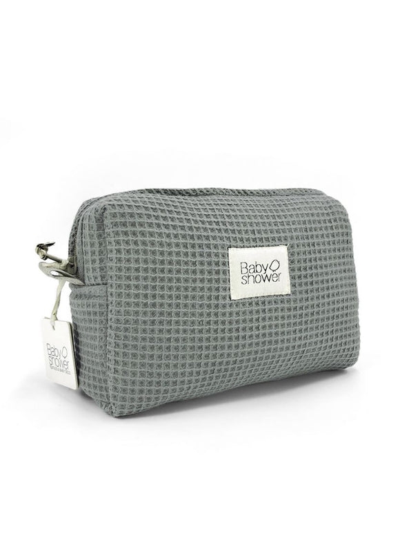 Babyshower Trousse de toilette camila waffle grey NECEWGR