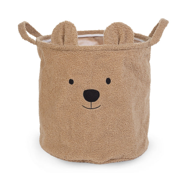 Childhome panier teddy 40x40x40 beige CCBTB40