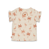 Feetje T-shirt AOP Flamingo pink 51700770