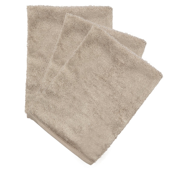 Timboo gant de toilette feather grey (lot de 3) TM-WAS30-543