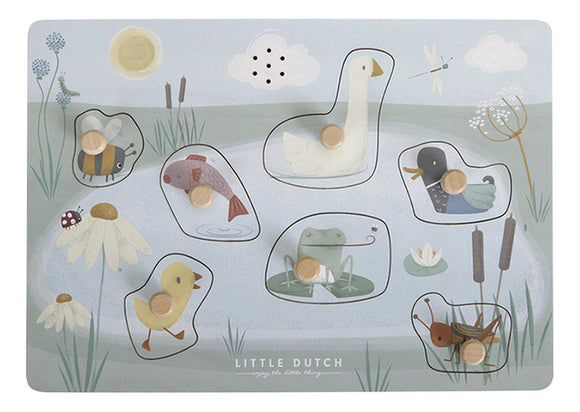 Litlle Dutch Puzzle Sonore en Bois Little Goose LD4763