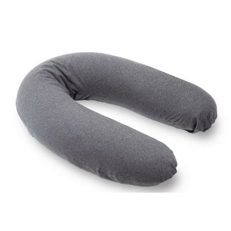 Doomoo grand coussin multi-usages buddy chiné anthracite B12