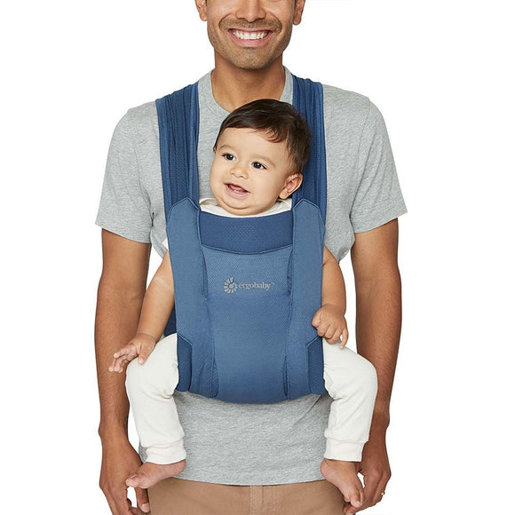 Ergobaby porte-bébé embrace soft air mesh blue BCEMASAMBLU