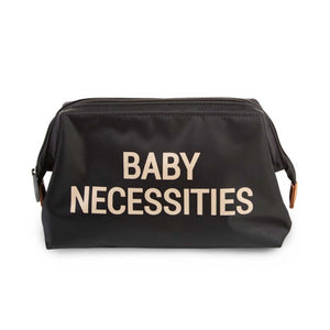 Childhome trousse de toilette Baby Necessities noir/or CWNESBLGO